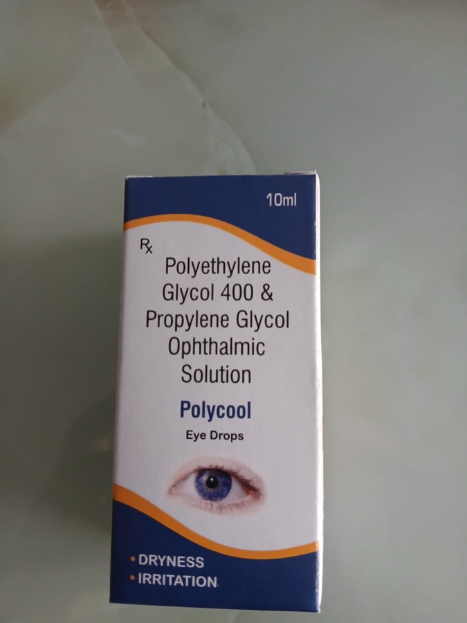 Polycool - Polyethylene Glycol 400 & Propylene Glycol Ophthalmic Solution box